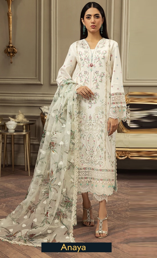 Buy Anaya by Kiran Chaudhry Embroidered Organza Amaya Dress Now 3
