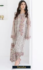 Embroidered Chiffon - A608 by Ramsha