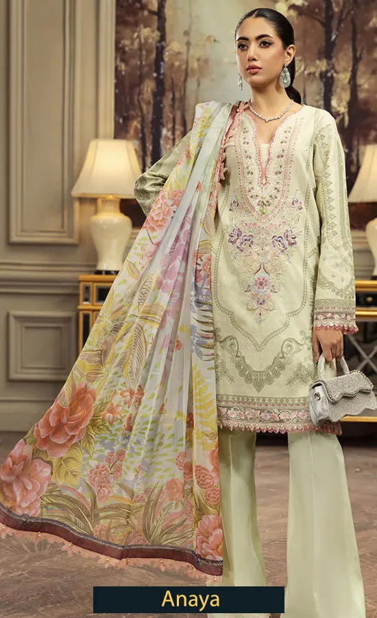 Embroidered Lawn-MEHREEN