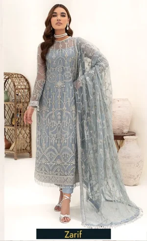 Embroidered Net - ZN 06 AMORA