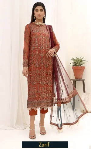 Embroidered Net - ZN 05 IRIS