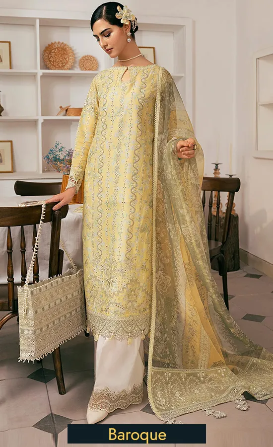 Baroque EMBROIDERED LAWN SL11 D04