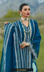 Embroidered Luxury Lawn - Medley of Lace - D7 A