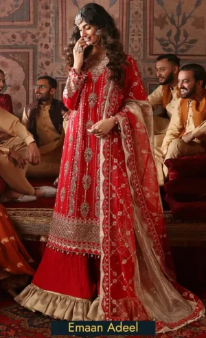 Embroidered Chiffon - GH-08 by Ghazal