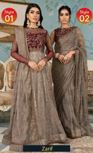 Embroidered Net ZAF 01 ZOHRA