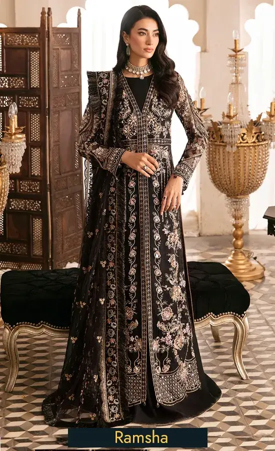 Embroidered Organza - H 306 - 4 Embroidered Organza - H 306