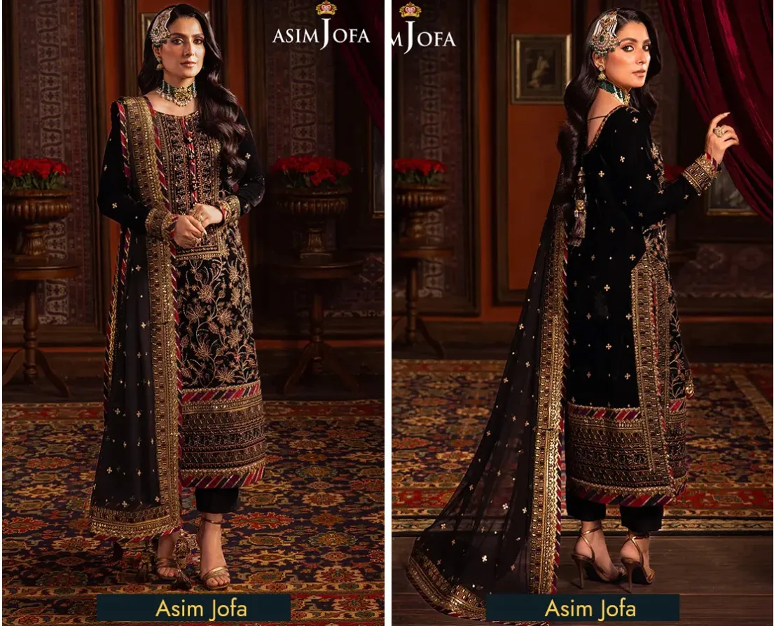 Winter Dresses in Pakistan AJJM 08 Winter Dresses in Pakistan AJJM 08