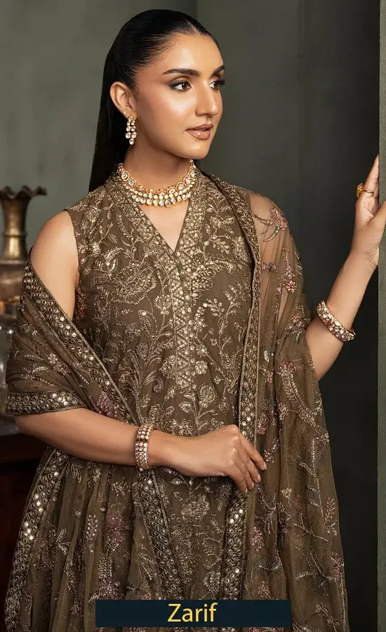 Embroidered Net - ZHF 06 Zhalay
