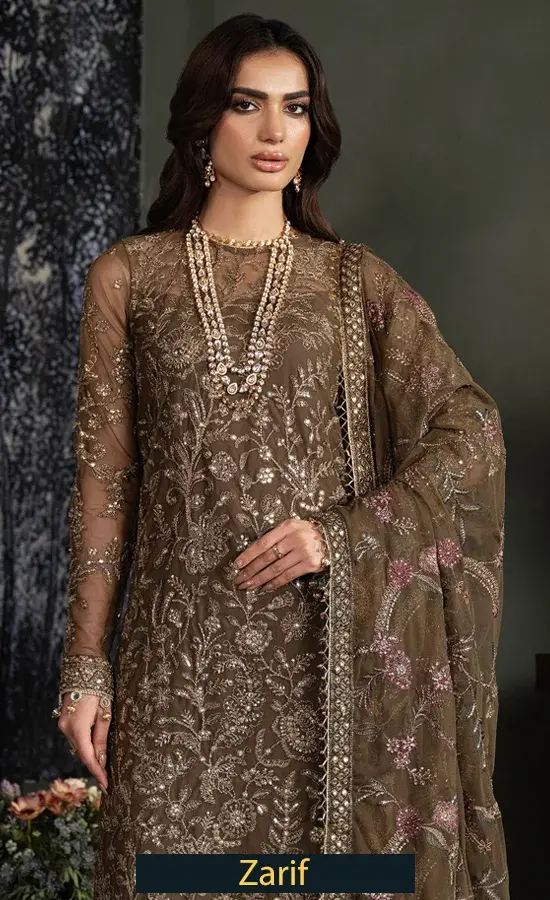 Embroidered Net - ZHF 06 Zhalay