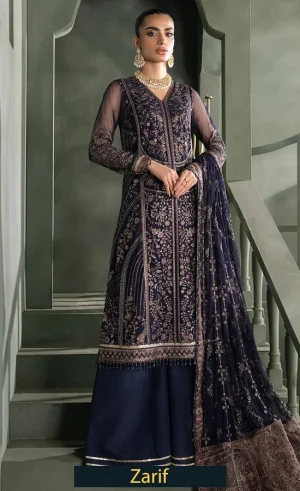 Embroidered Net - ZHF 08 Sirena