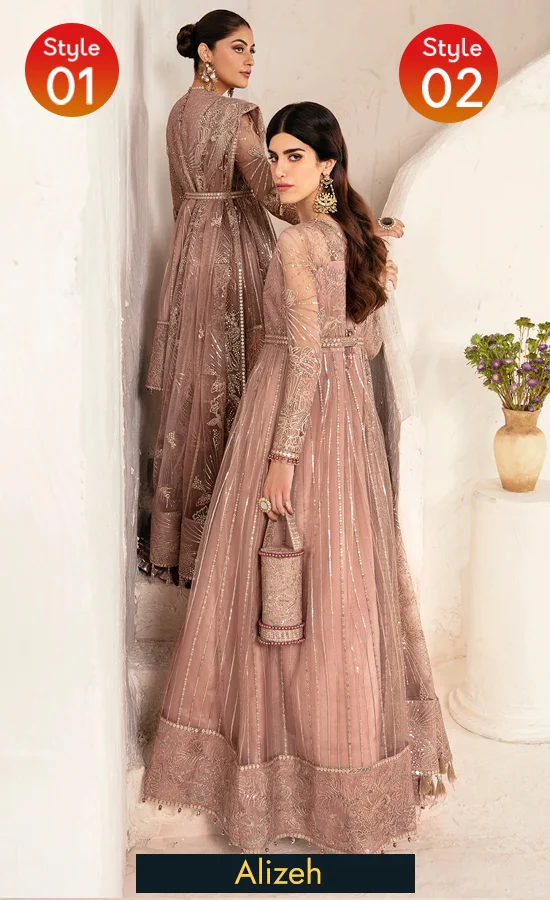 Pakistani Peplum Frock For Wedding Guests (2)