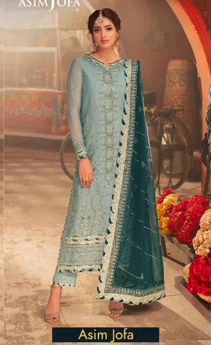 Embroidered Chiffon - AJKK-17