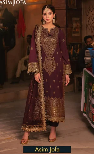 Embroidered Twisted Silk - AJKK-01