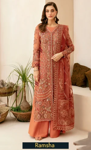Embroidered Organza - HB-402