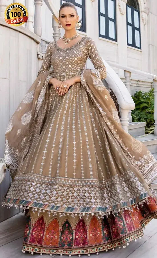 Brown Maxi Dress For Wedding Guests (3)