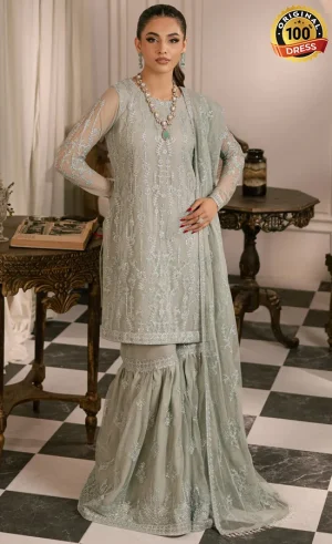 Embroidered Net - ZRI 02 Gulzaar