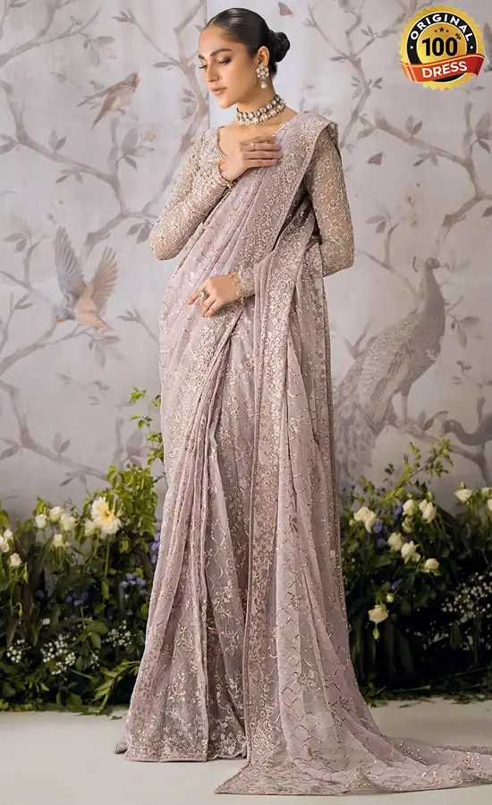 Lilac Saree For Wedding Guestsss (3) Lilac Saree For Wedding Guestsss (3)