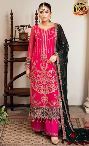 Embroidered Chiffon - I-218 Darakhshan
