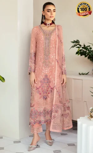 Embroidered Chiffon - P-101