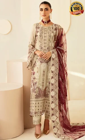 Embroidered Chiffon - P-103