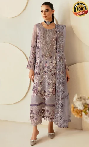 Embroidered Chiffon - P-108