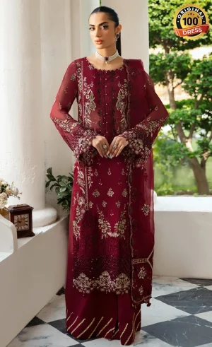 Embroidered Chiffon - Q-103