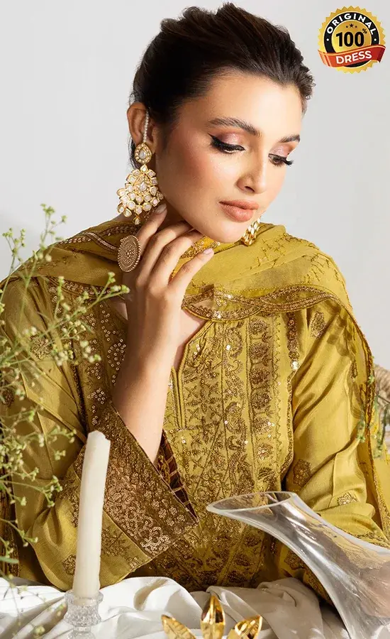 Mustard Salwar Kameez For Wedding Guests (4)