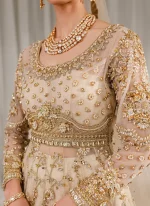 Mahapara Glory 1 Ivory Lehenga Choli with Gold Accents Video