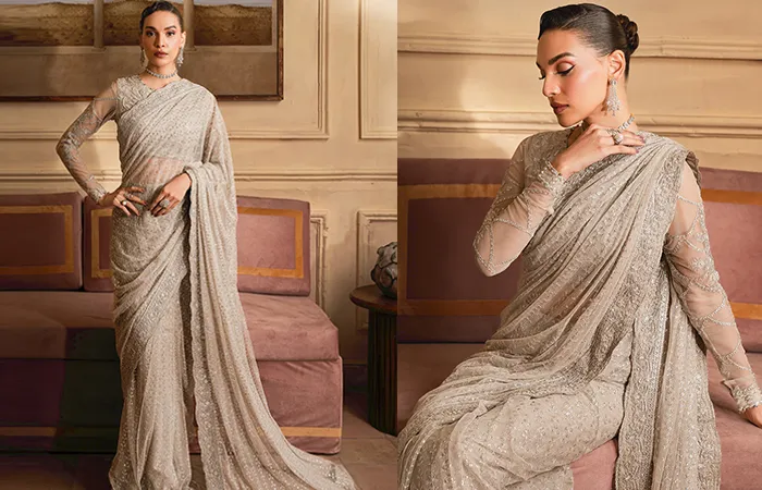 Beige Saree Beige Saree