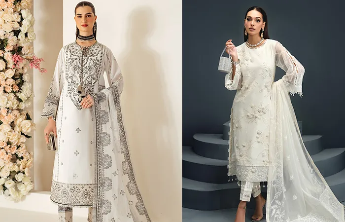 White Salwar Kameez White Salwar Kameez