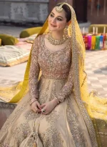 Walima Bridal Lehenga in Gold Video