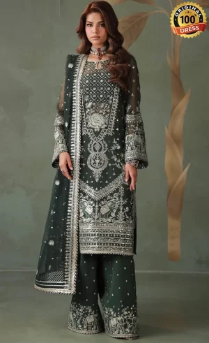Embroidered Chiffon AJULD-11 Dress (3)