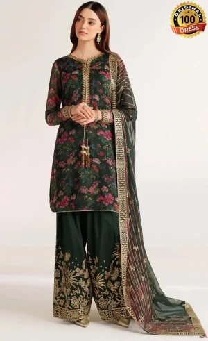 Embroidered Chiffon UC-3104 Dress (2)