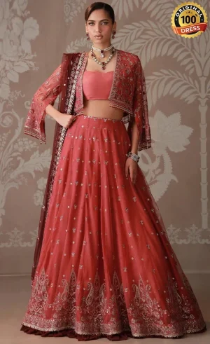 Embroidered Poly Net AJULD-04 Dress (1)