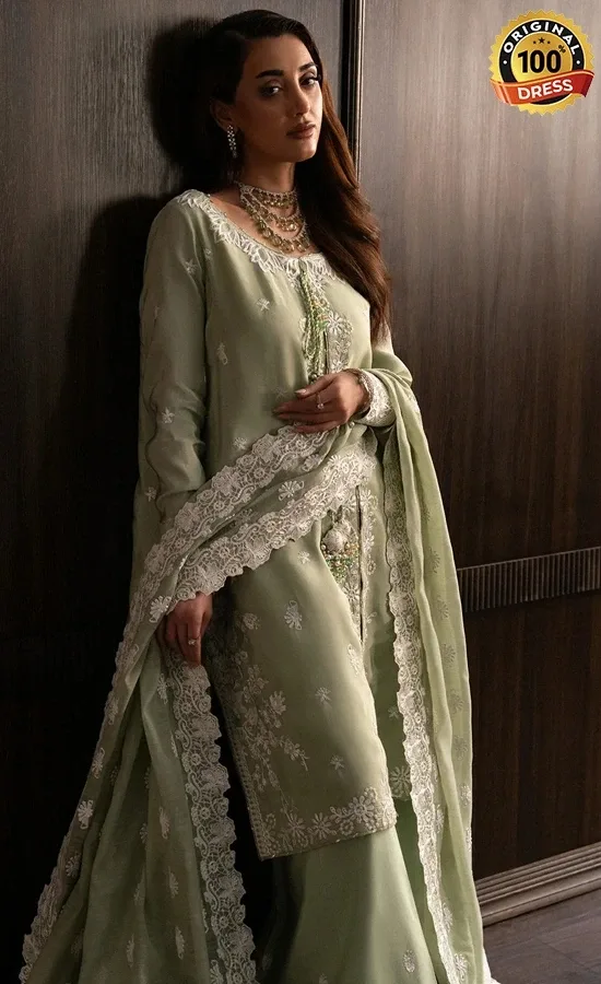 Embroidered Tussar Silk VOL 1 LOOK 03 Dress (4)
