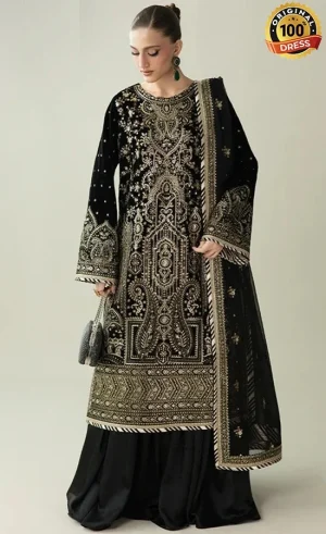 Embroidered Velvet AJULM-01 (1)