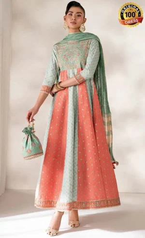 Baroque PK Embroidered Silk UF-4141 Dress (2)