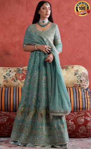 Embroidered Chiffon AJULN-04 Dress (1)