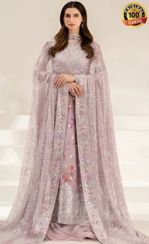 Embroidered Chiffon Lilly Passion Dress (3)