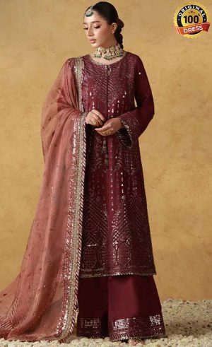 Embroidered Cotton Silk AJULN-07 Dress (4)