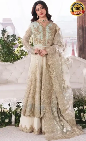 Embroidered Khaddi Net I-258 Afsanay Dress (4)