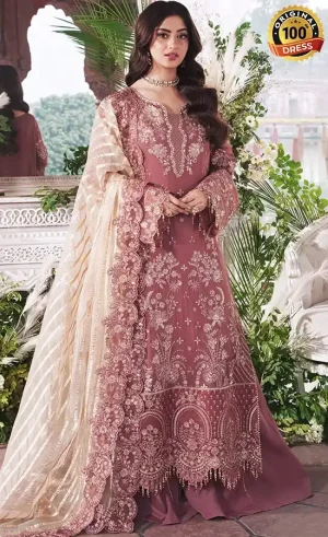 Embroidered Organza I-261 Zameen Dress (1)