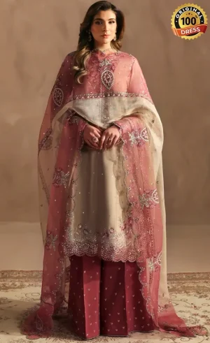 Jazmin Embroidered Rawsilk Taeen Dress (3)