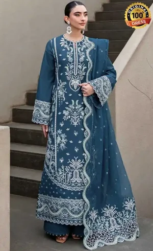 Akbar Aslam Embroidered Lawn Cerisea Dress (2)