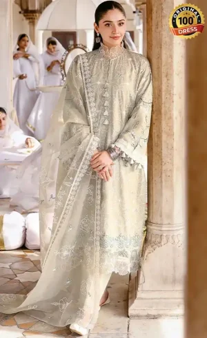 Cross Stitch PK Embroidered Lawn Summer Breeze Dress (3)