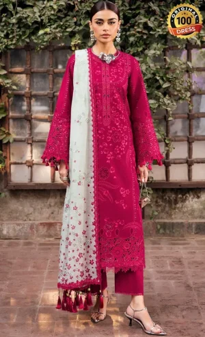 Embroidered Dobby Lawn SL26-D04 Dress (3)