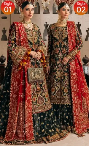 Embroidered Kataan Silk AIKWED LOOK 06 Dress (6)