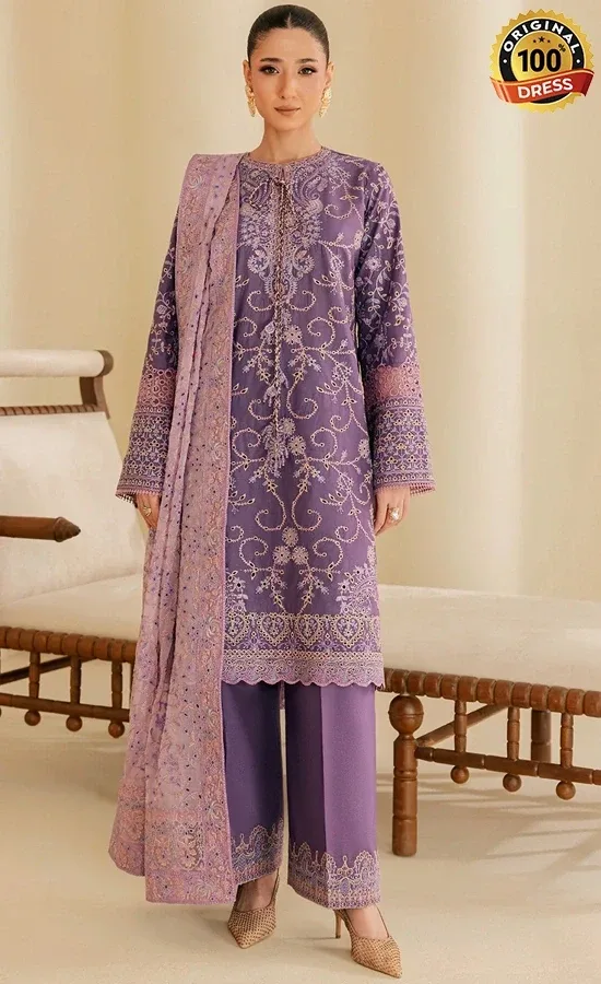 Aik Atelier Embroidered Lawn B2602A Dress (2) Aik Atelier Embroidered Lawn B2602A Dress (2)