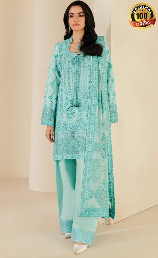 Aik Atelier Embroidered Lawn B2605A Dress (1) Aik Atelier Embroidered Lawn B2605A Dress (1)