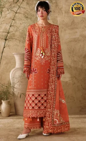 Akbar Aslam Embroidered Lawn Alpine Dress (4)